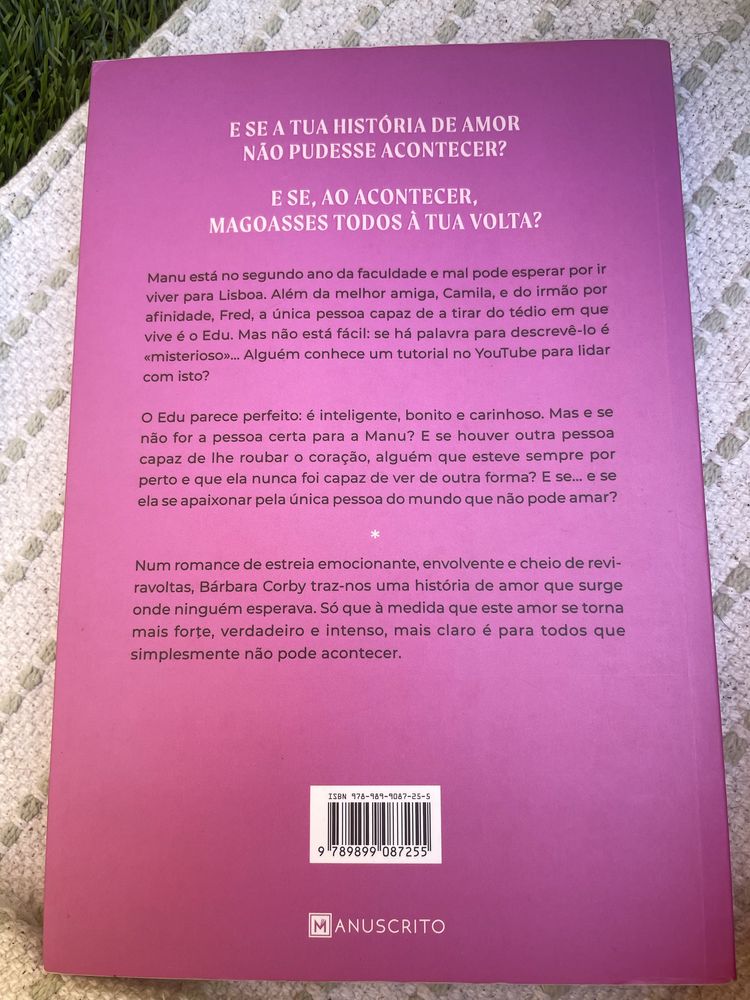 Livro “Eu ja devia saber” de Bárbara Corby