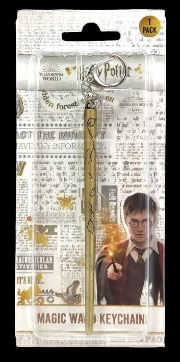 Brelok do kluczy Harry Potter Różdżka złota