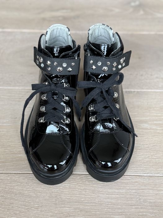 NOWE! Liu Jo Botki lakierowane, skóra, rozm. 36