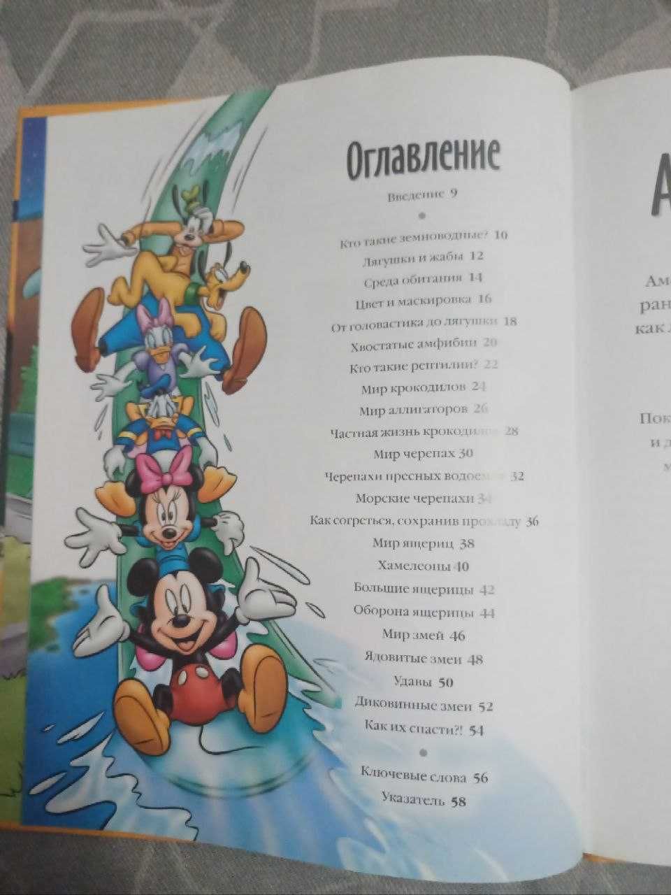 Дитяча енциклопедія "Открой мир вокруг себя. Амфибии и рептилии"Disney