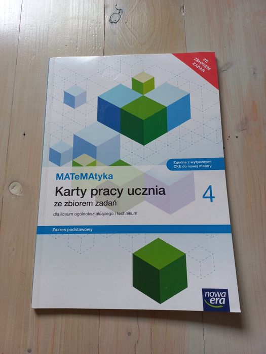 NOWA MATeMAtyka 4 karty pracy ucznia zakres podstawowy Nowa Era