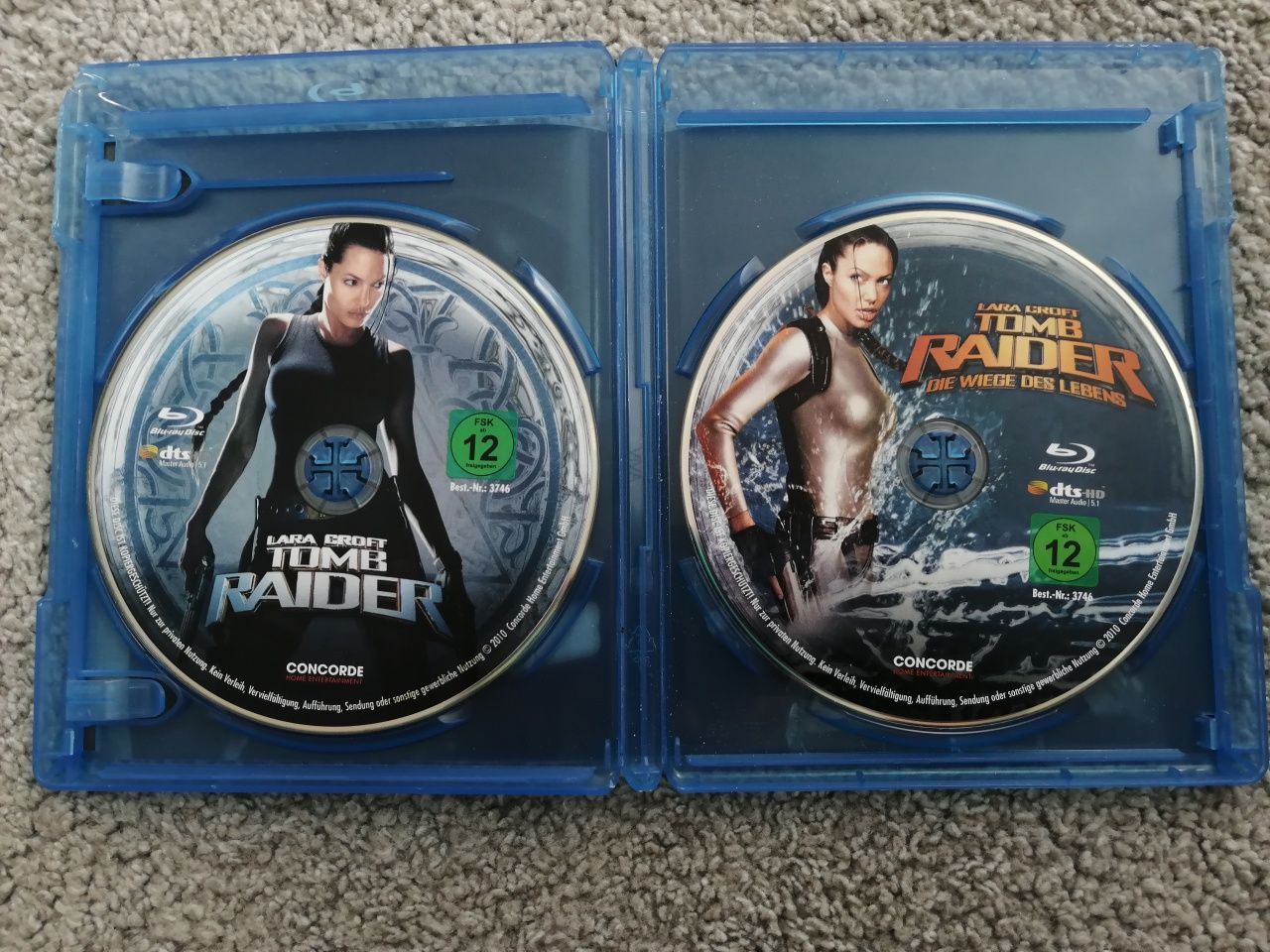 Tomb Raider 1 2 lara croft Angelina Jolie Blu ray