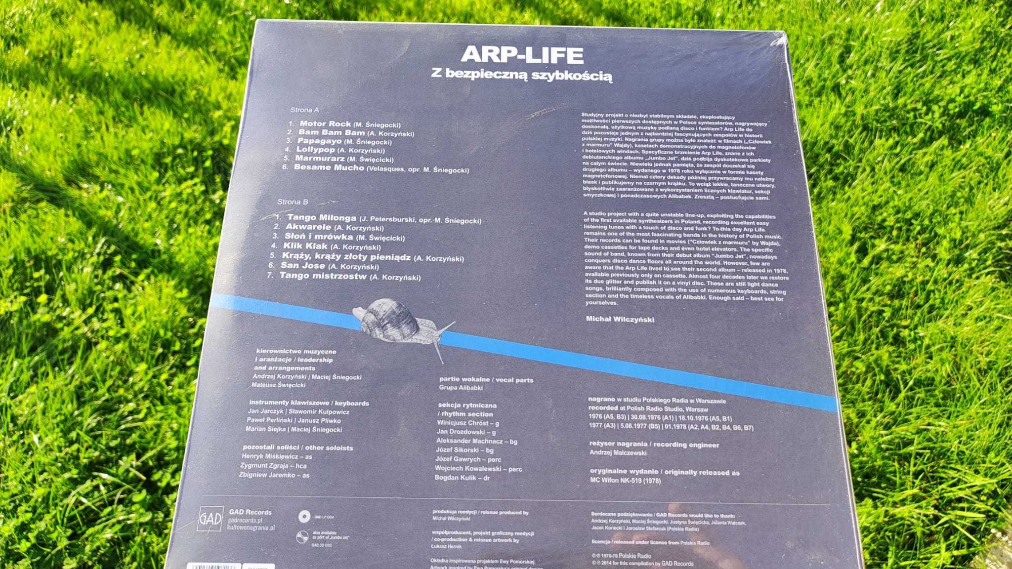 ARP-LIFE "Z Bezpieczną Szybkością" LP Czarny Winyl , Black Vinyl
