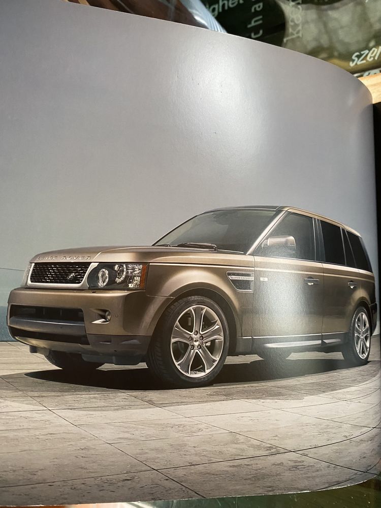 Brochura catálogo Range Rover Sport 2011. Versão Portuguesa