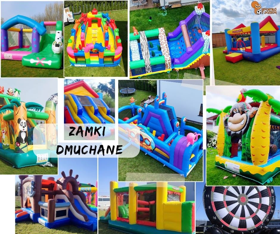 Zamek dmuchany - dmuchaniec- organizacja imprez - Gry wielkoformatowe
