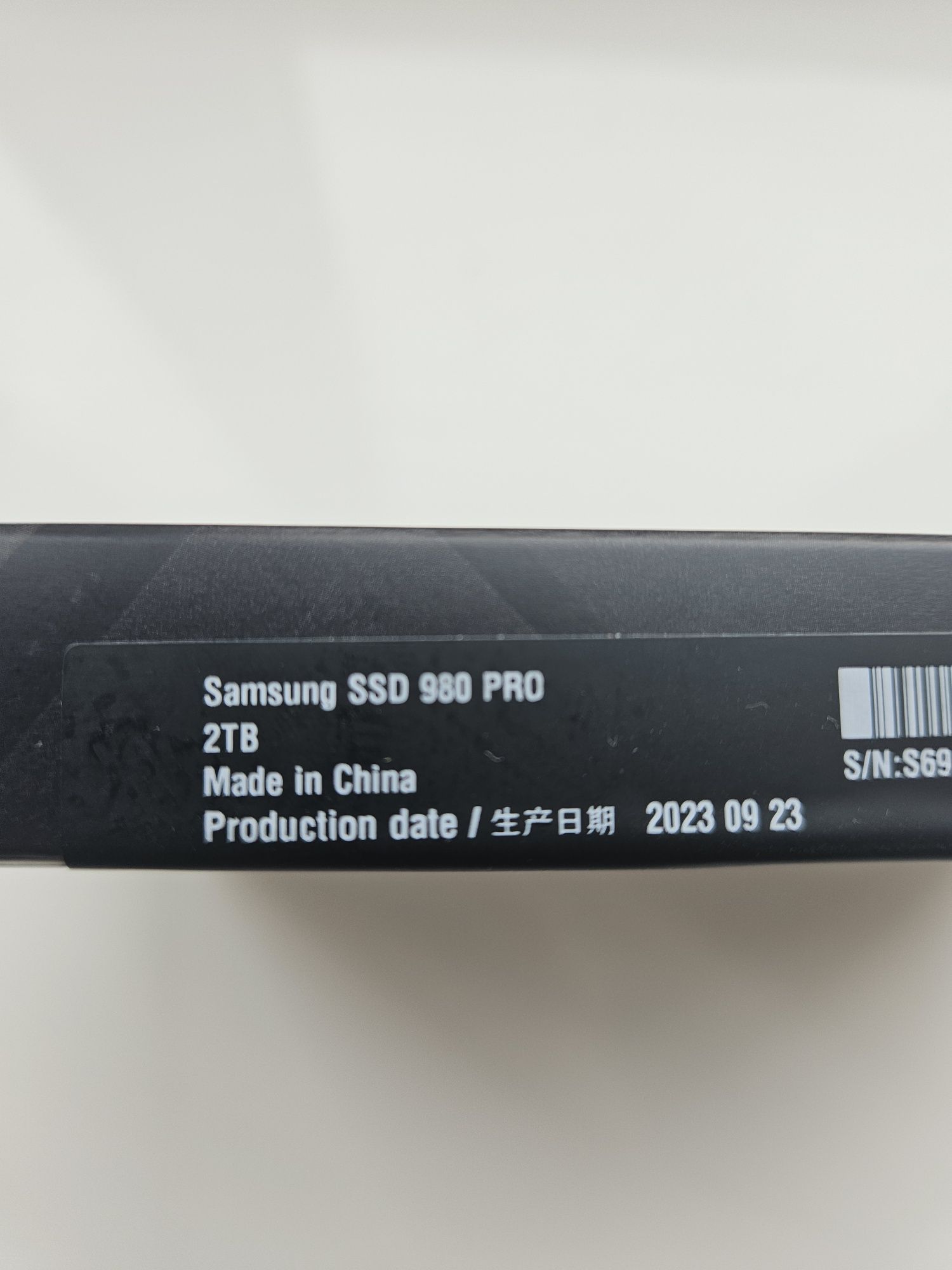 SSD Samsung 980 Pro 2TB (MZ-V8P2T0BW) Новий, Офіційна гарантія 5 років