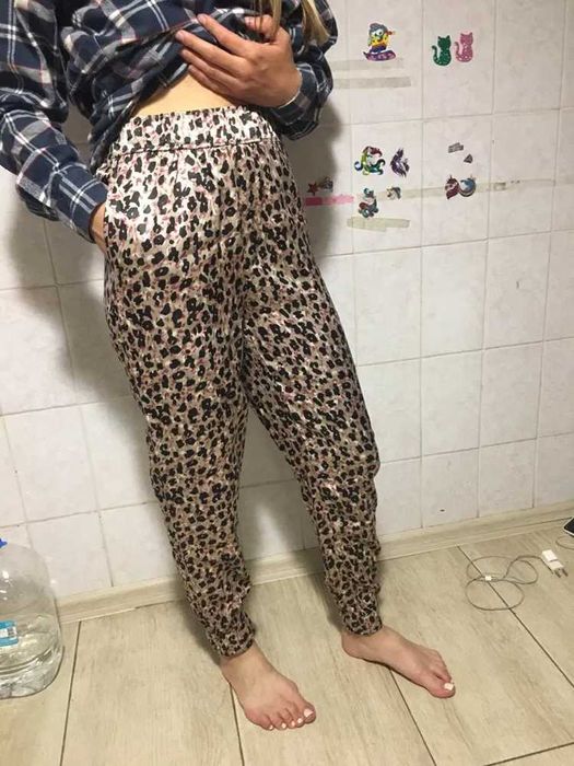 Джогери zara леопардові