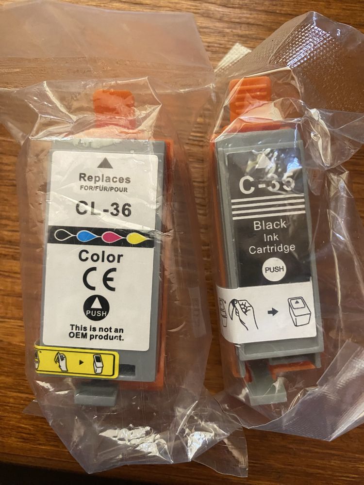 2 картриджа canon pixma tr150  PGI-35 C-35 CLI-36 C-36