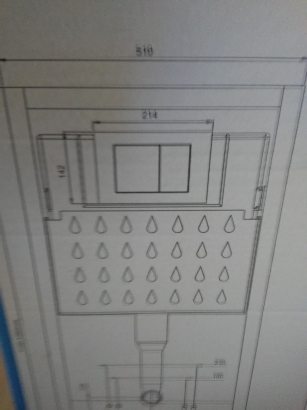 Zestaw podtynkowy WC do zabudowy. Nowy.