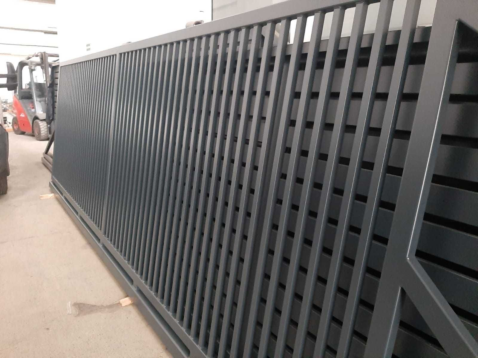 Brama przesuwna profilowa plus 4x1,5m Potrójne zabezpieczenie. Komplet