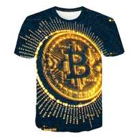 BITCOIN Tottoro Koszulki XL tshirt nietypowe oryginalne na lato