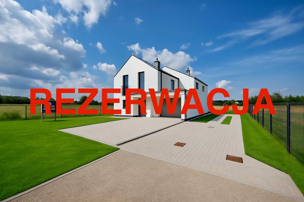 Gotowy Dom Bliźniak z garażem - okolice Żwirowej Krotoszyn - Bukówko