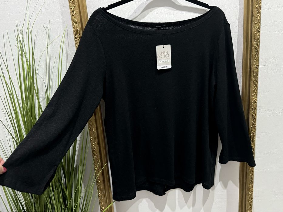 Be natural. 98% len i bawełna. Tezenis L/40 nowa (z metką) bluzka
