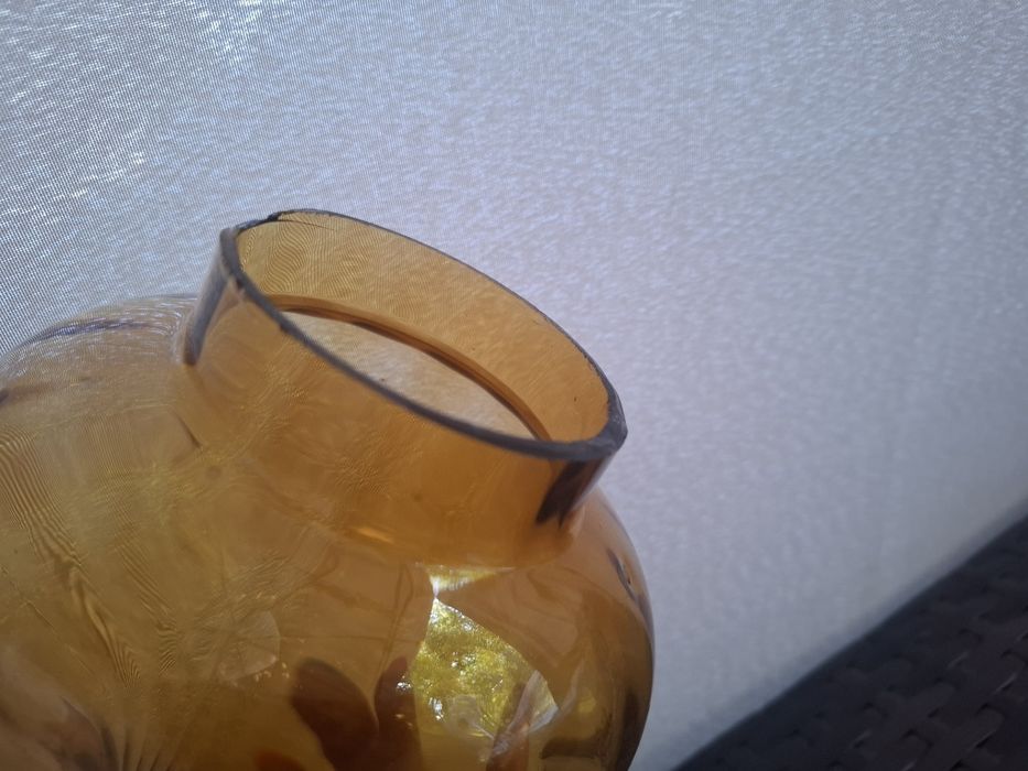 Prl szklany klosz do lampy