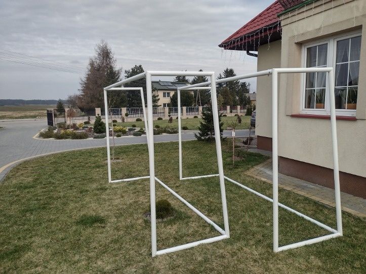 Bramka 3x2 solidna z siatką DOWÓZ