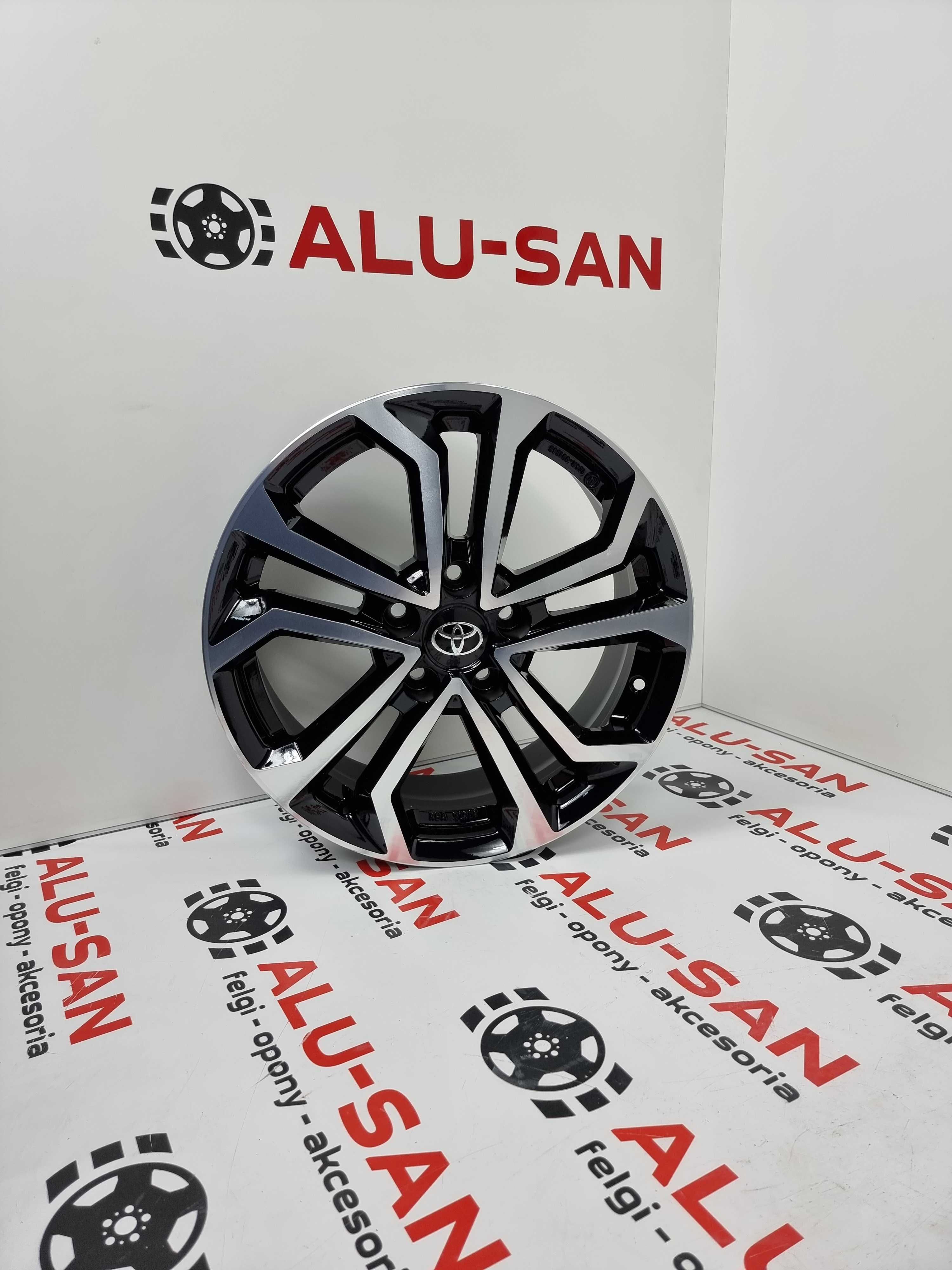 NOWE alufelgi TOYOTA 16" 5x114,3 Auris Corolla RAV-4 Previa - Czarne