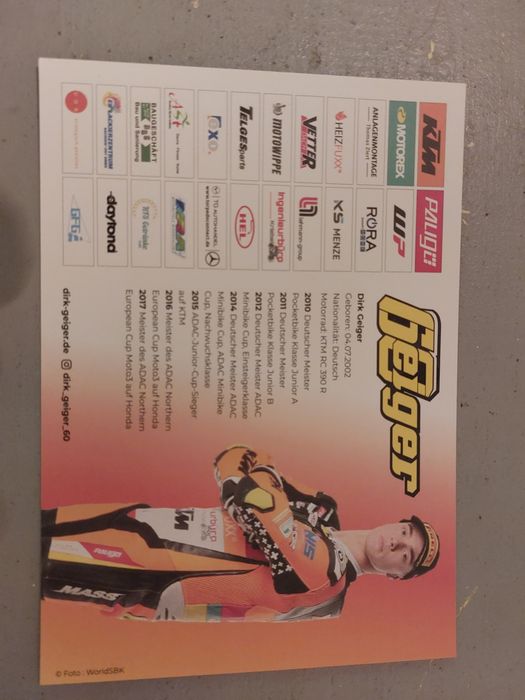 Pósteres de pilotos de motociclistas