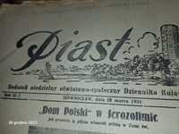 Gazety  PIAST -1933r