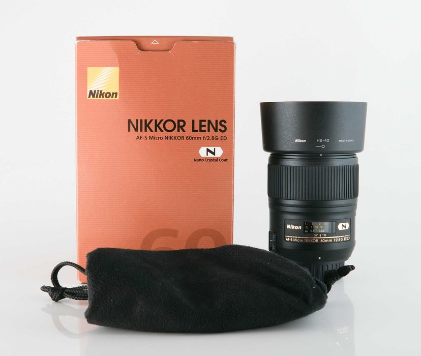 Nikkor AF-S Micro 60mm f/2.8G ED, stan idealny, ostry