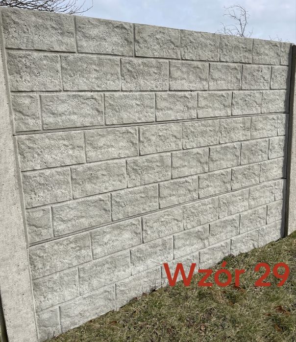 MDM OGRODZENIA betonowe producent podmurówka płyta słupek  Olszyny