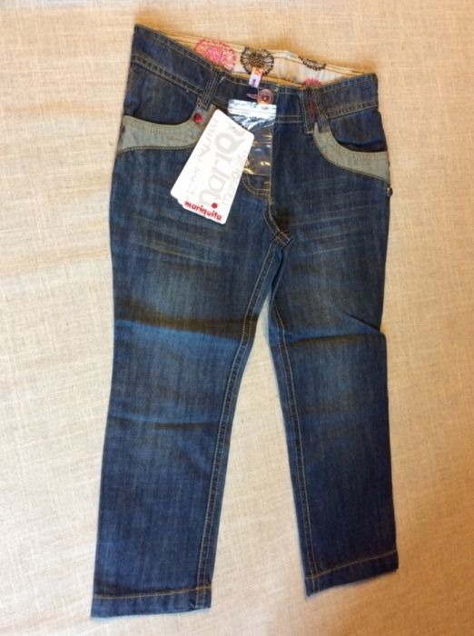 Spodnie jeans dziewczęce mariquita 98 cm nowe