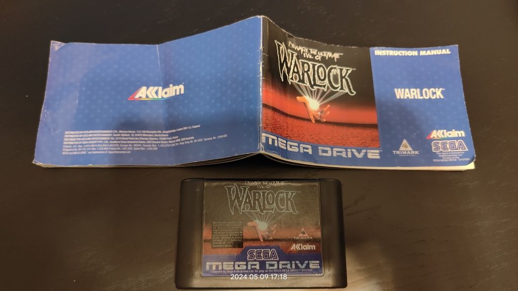 Warlock Sega Mega Drive