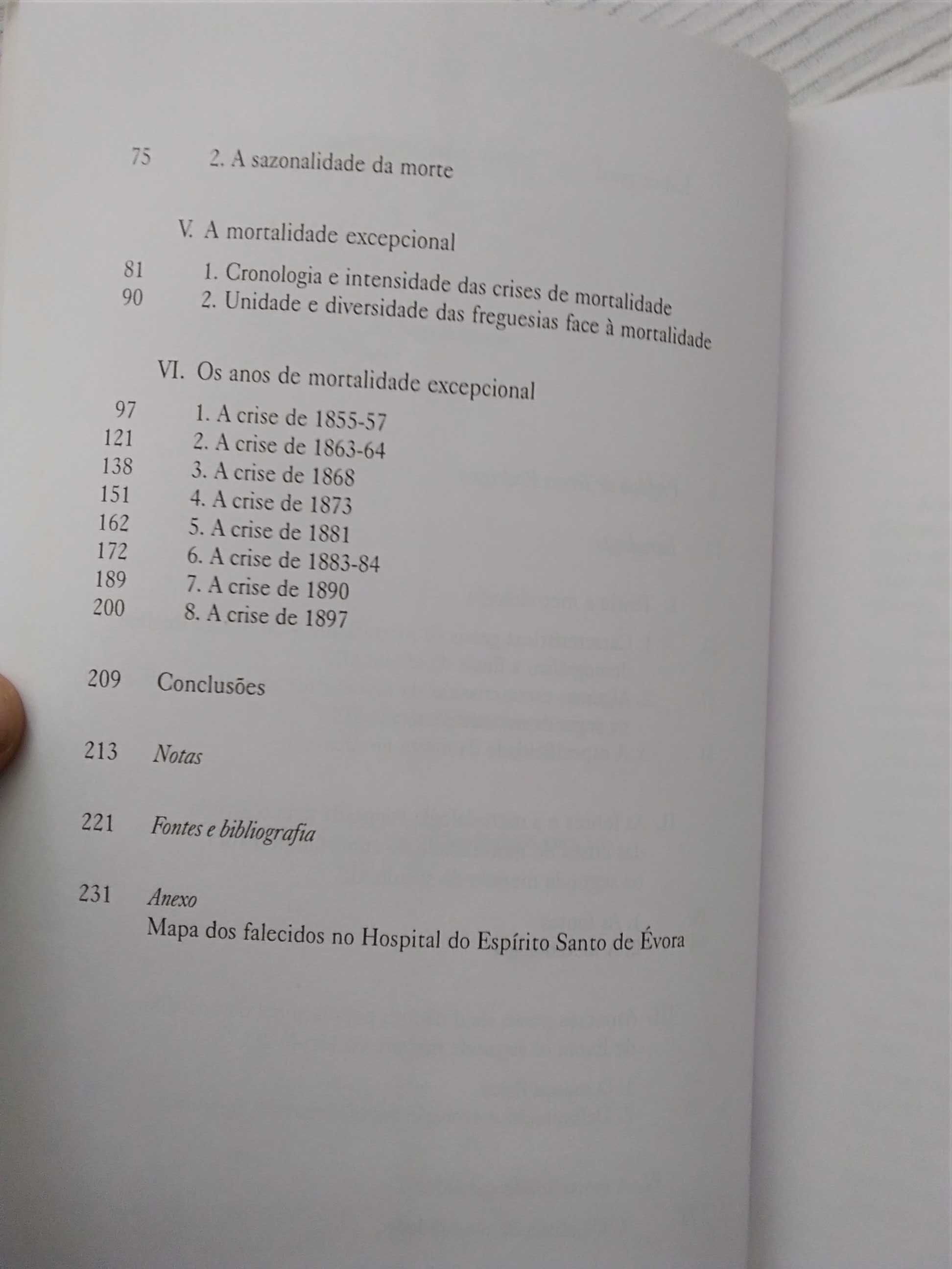 Crises de Mortalidade no Concelho de Évora ( 1850 /1900)