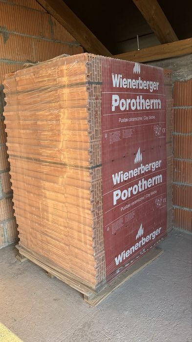 Pustaki ceramiczne Wienerberger Pototherm 25 P+W