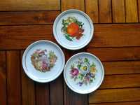 3 Bases de copo Vintage em porcelana - NOVAS!