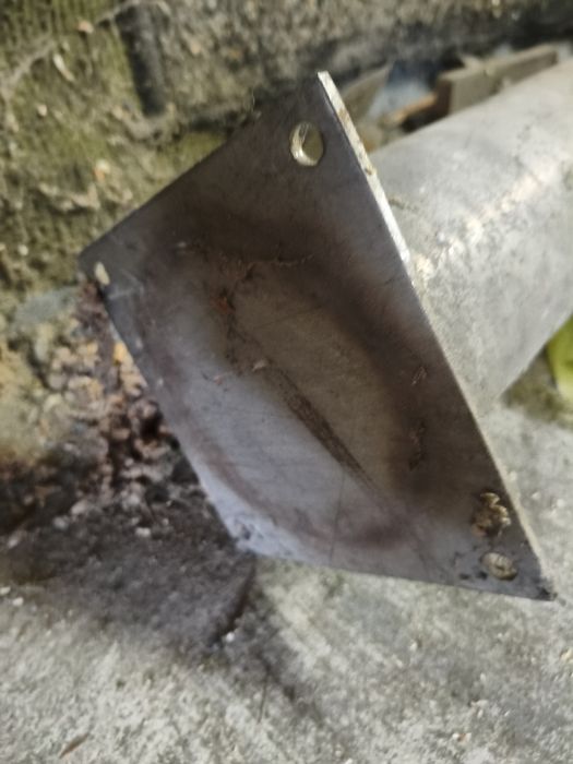 Rura, słup, 120mm ze stali kwasoodpornej