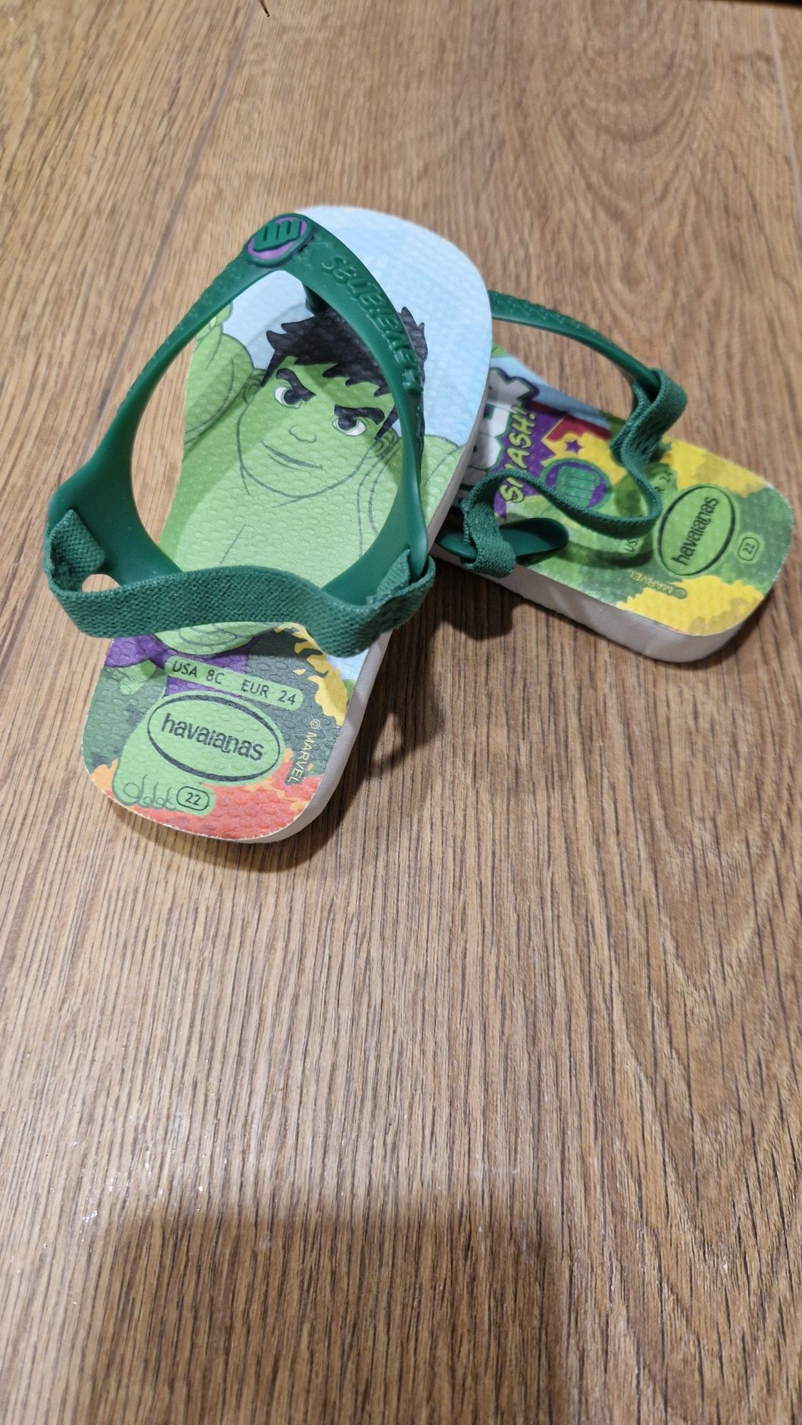 Havaianas Hulk
Tamanho 21

Envio pelo CTT