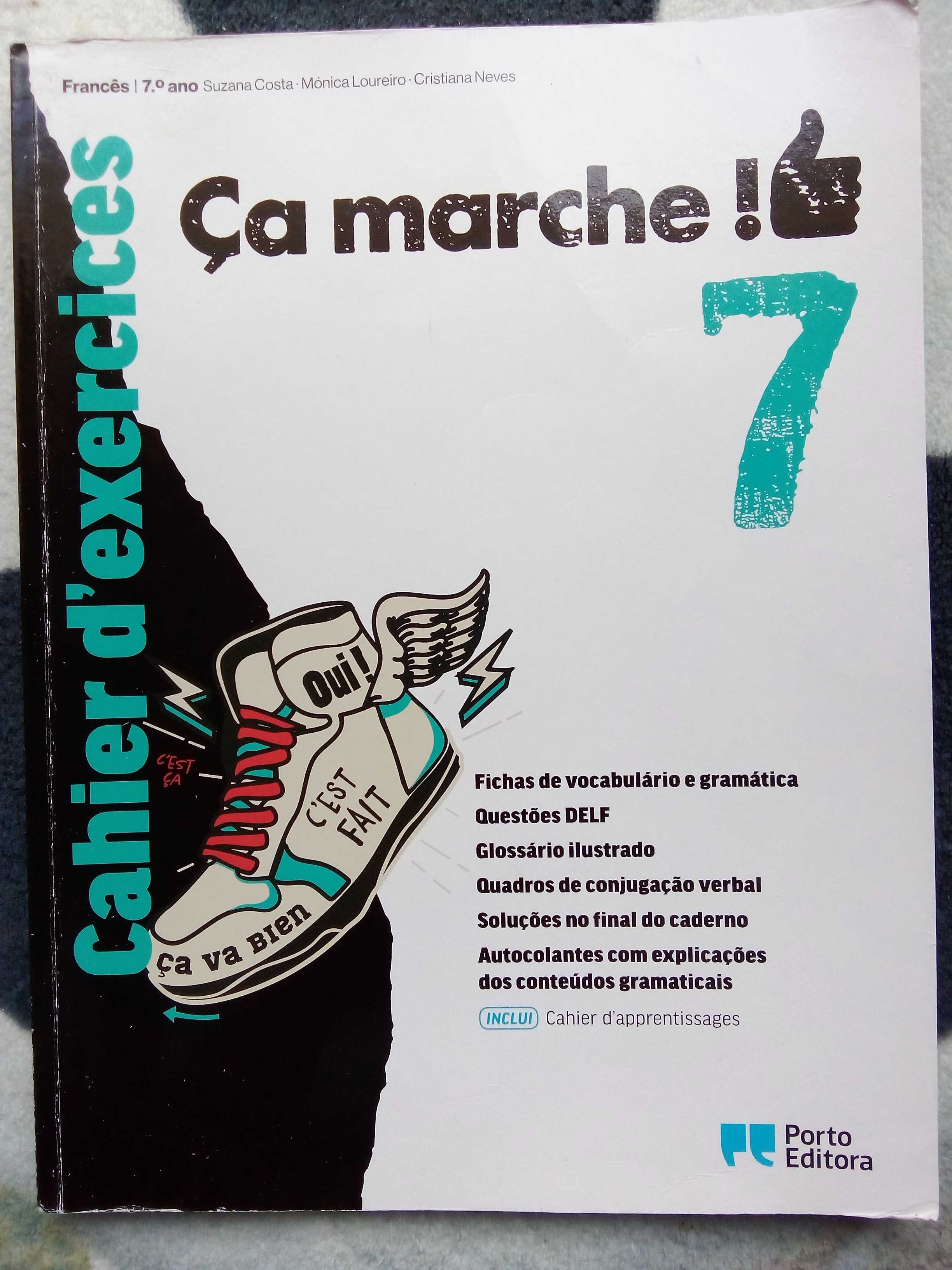 Caderno de atividades/fochas do 7ano de francês