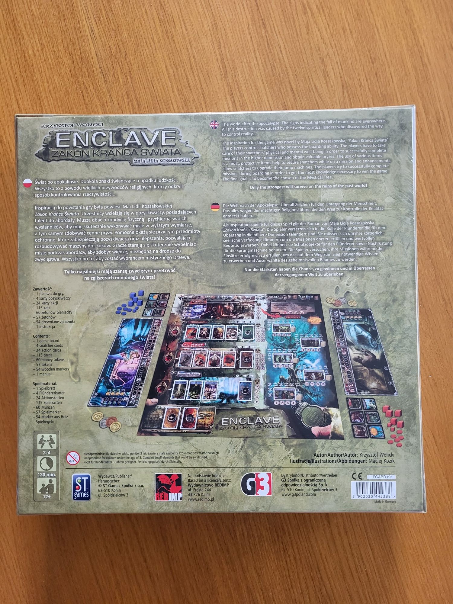 2 gry: Carcassonne + Enclave nowe w folii