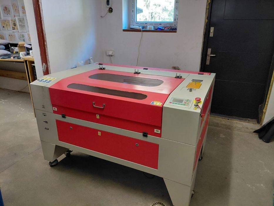 Ploter laserowy 60x100 cm laser 100W do filcu, sklejki, plexi, tkanin