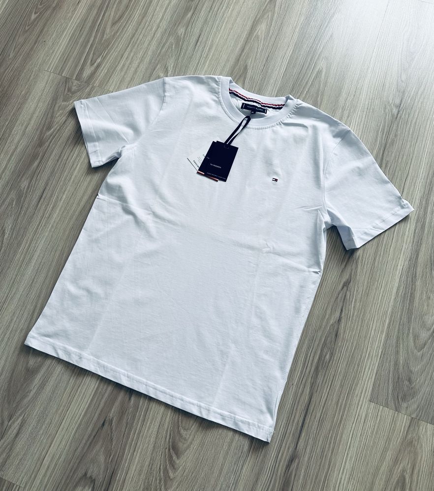 T-shirt męski biały Tommy H. rozmiar XXL