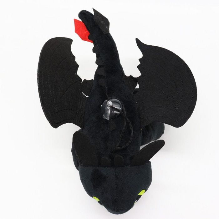 Іграшка на машину Дракон Беззубик 30см, з кріпленням на поверхню