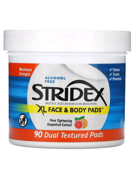 Stridex, Одношаговое средство от угрей