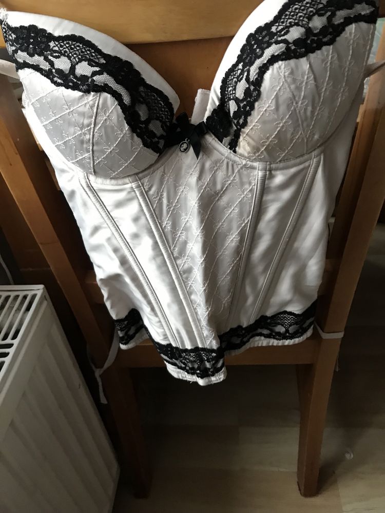 Gorset ecru H&M  r. 36