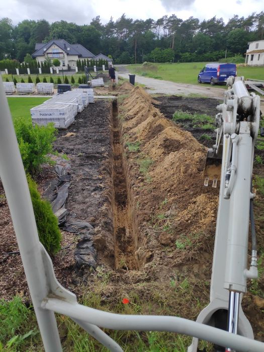Usługa kopania wiercenie kucie betonu prace budowlane minikoparka