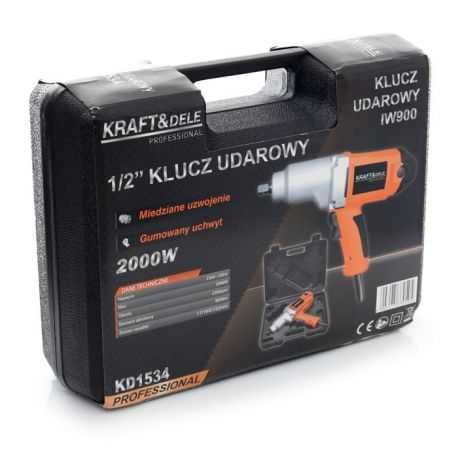 Elektryczny klucz udarowy do kół 2000W 800Nm 1/2" KRAFT&DELE