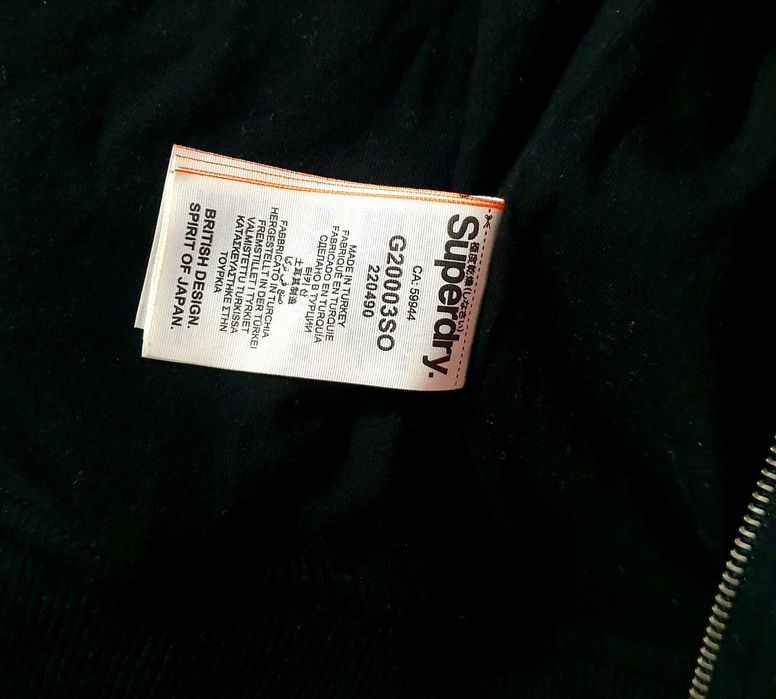 SUPERDRY roz. L męska kurtka gruba bluza oryginalna