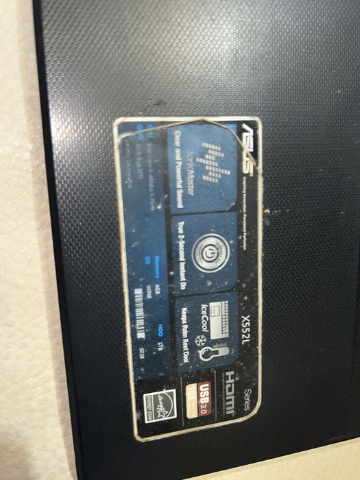 Portatil asus core i3 com carregador ecra partido