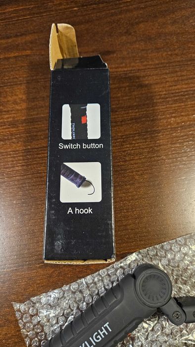 Lanterna LED c/ iman (Recarregável USB) Ideal p/ Carro e Emergencias