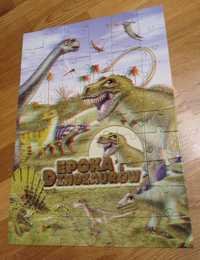 Zebra Epoka dinozaurów puzzle, układanka 3d