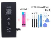 KIT Bateria para iPhone 6 + Adesivo + kit de ferramentas