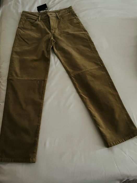 Calça de bombazina Slim Fit Massimo Dutti, nova com etiqueta