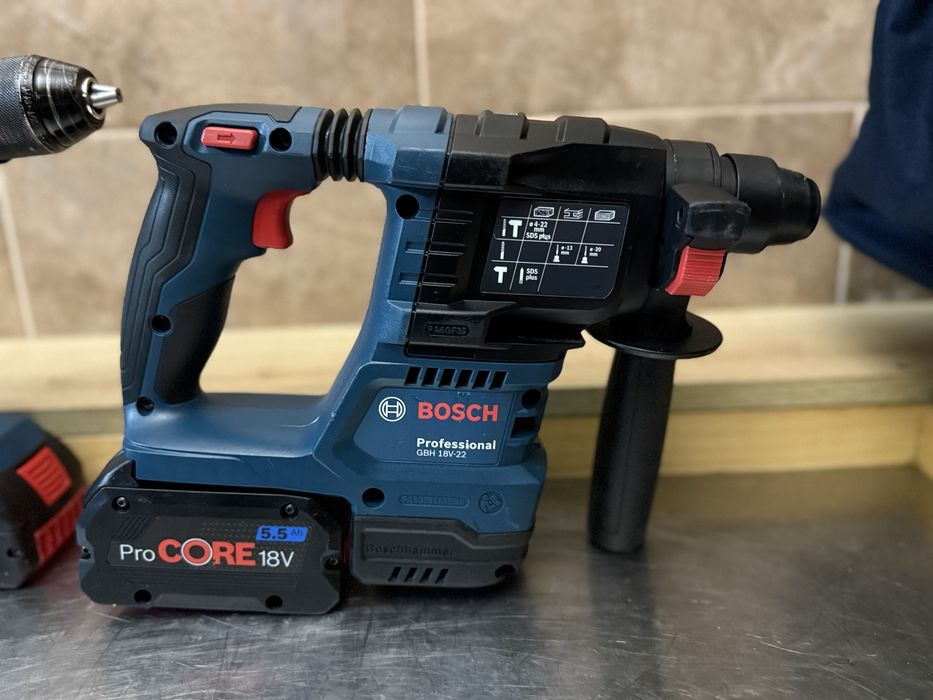 Bosh GBH18v-22 перфератор/Gws18v-10 болгарка