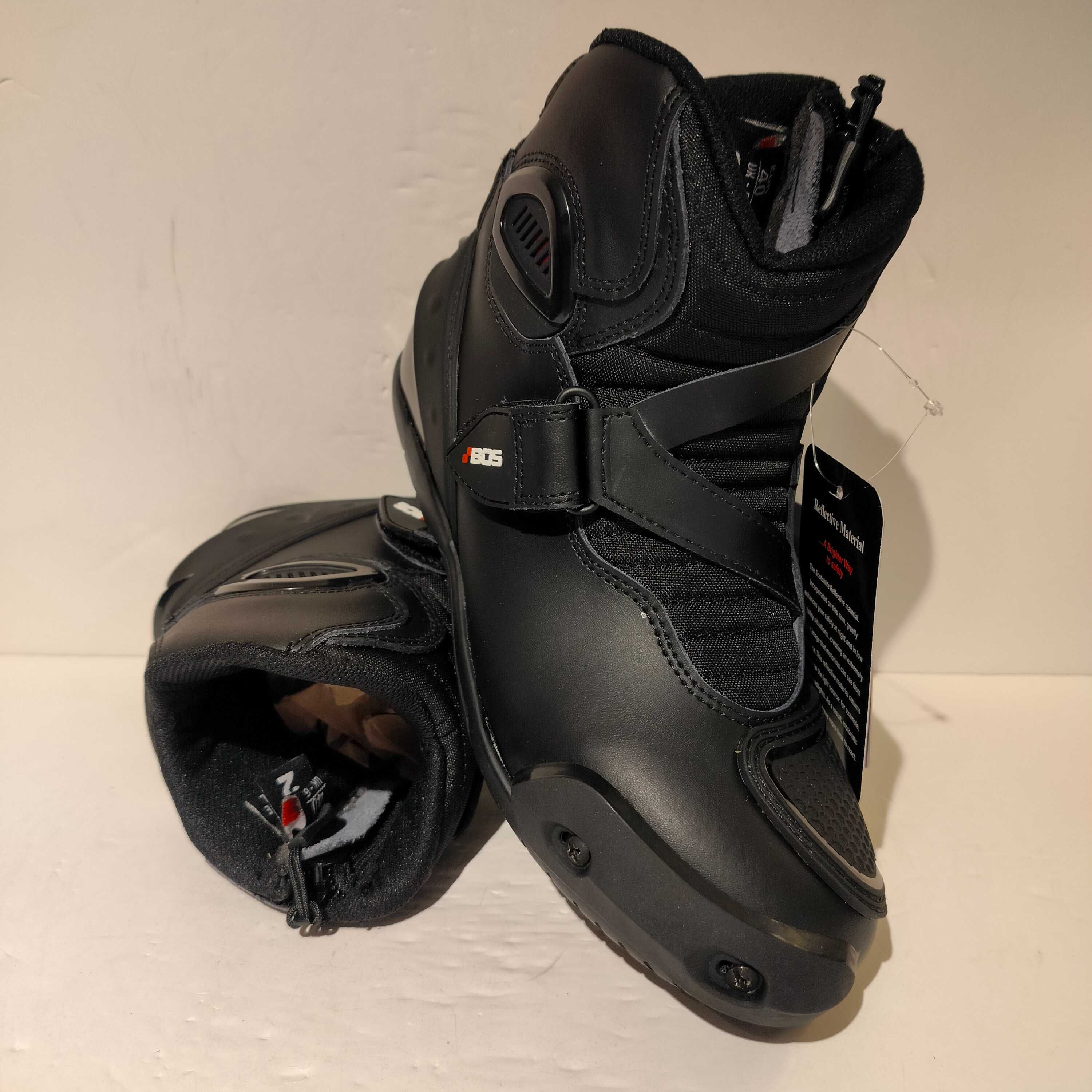 Botas motard com proteções mota scooter novas