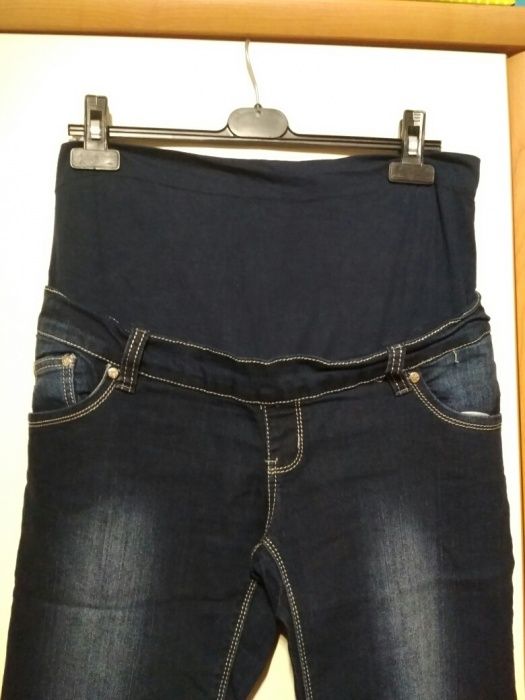 Spodnie dżinsowe jeansy dżinsy ciążowe 36 S
