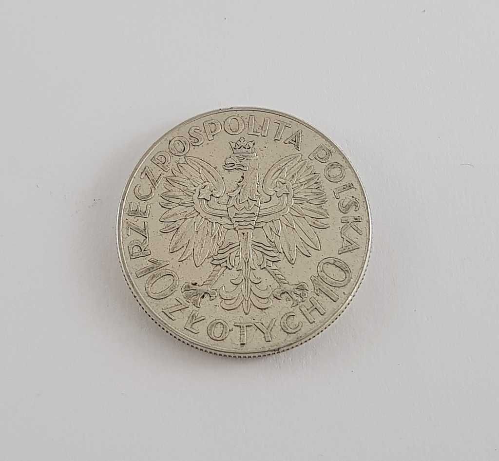 Moneta II RP - 10 Złotych 1933 rok - Romuald Traugutt - stan 1-